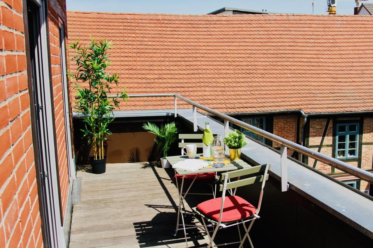 Domspatz, 50Qm, Top-Lage, Style, Dachterrasse, Business Daire Schwerin  Dış mekan fotoğraf